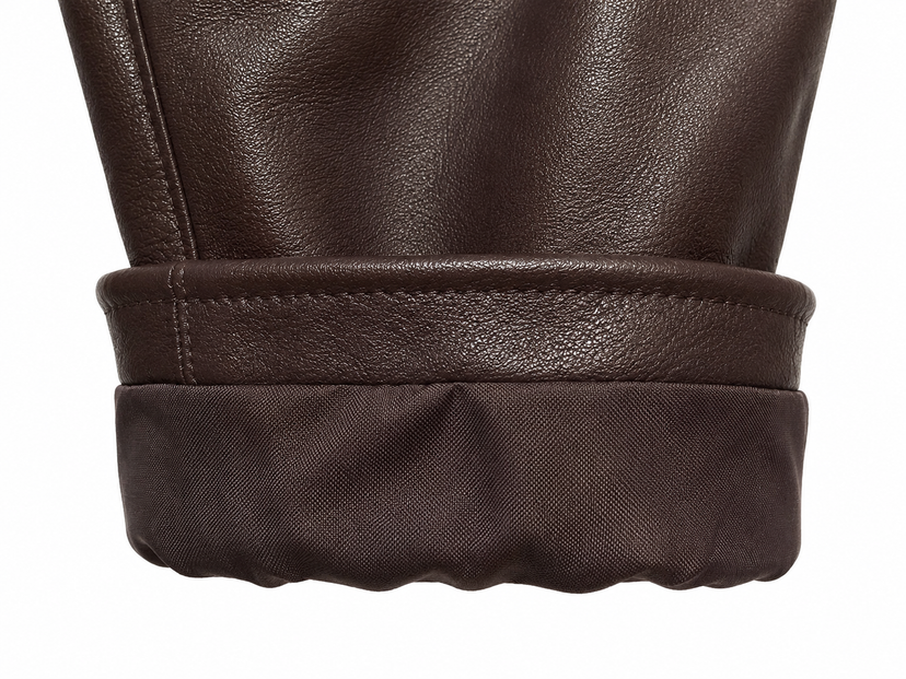 BECK® 777 Northeaster Flying Togs Brown Genuine Horsehide Motorcycle Jacket