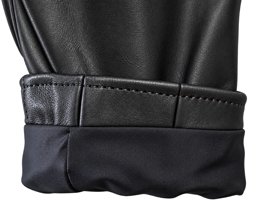 BECK® 732 Northeaster Flying Togs Black Genuine Horsehide Motorcycle Jacket