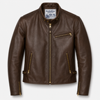 BECK® 732 Northeaster Flying Togs Brown Horsehide Motorcycle Jacket