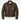 BECK® 732 Northeaster Flying Togs Brown Horsehide Motorcycle Jacket front view showing the brown horsehide design