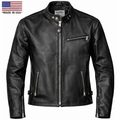 BECK® Northeaster Flying Togs 732 Horsehide Jacket Black – Made in