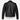 Additional product view of BECK horsehide leather motorcycle jacket, with closer view of trim and finish