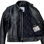 BECK® 777 Northeaster Flying Togs Black Genuine Horsehide Motorcycle Jacket
