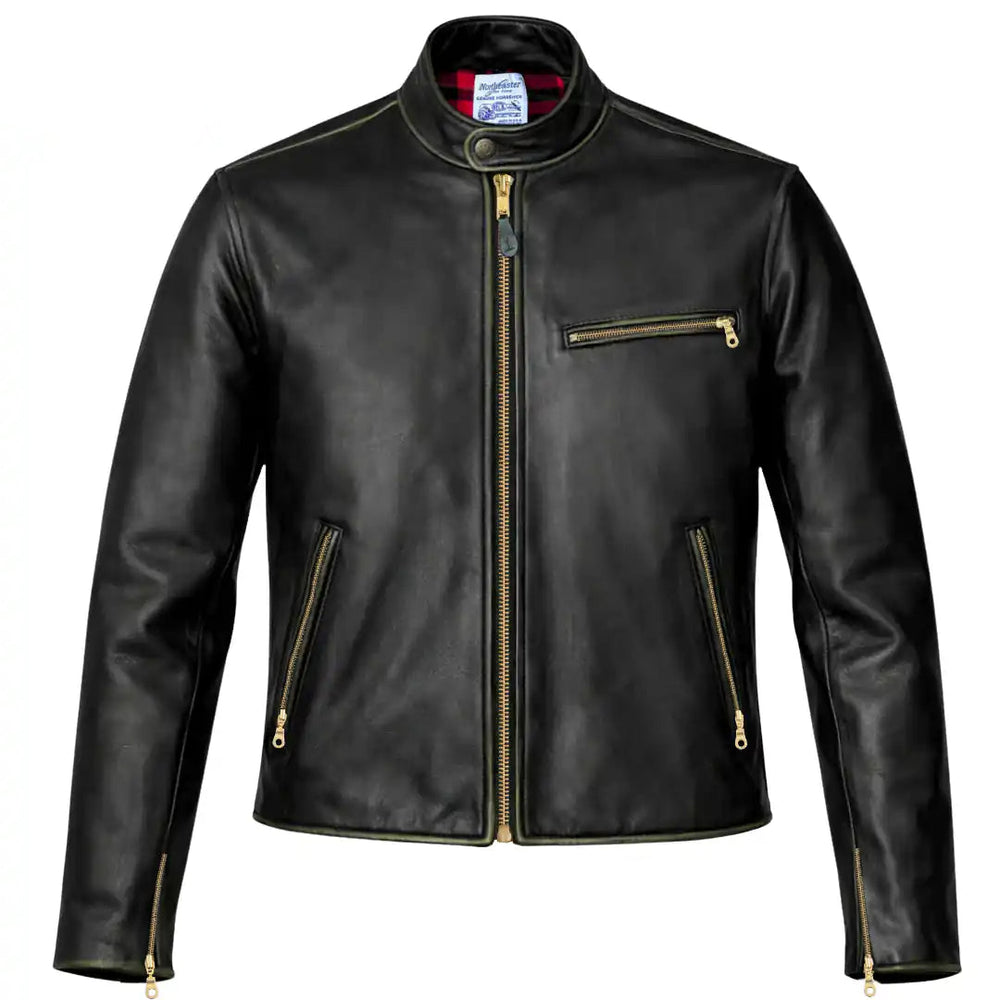 BECK® 666 Distressed Horsehide Leather Motorcycle Jacket