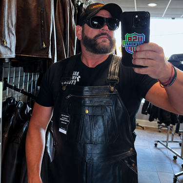 The Big Gib - Premium Buffalo Leather Motorcycle Overalls