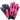 Spitfire Black/Neon Pink Gloves in black deerskin made in USA, a motorcycle glove