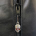 Bravo Bells - Skull Red Jewel Zipper Pull - Legendary USA