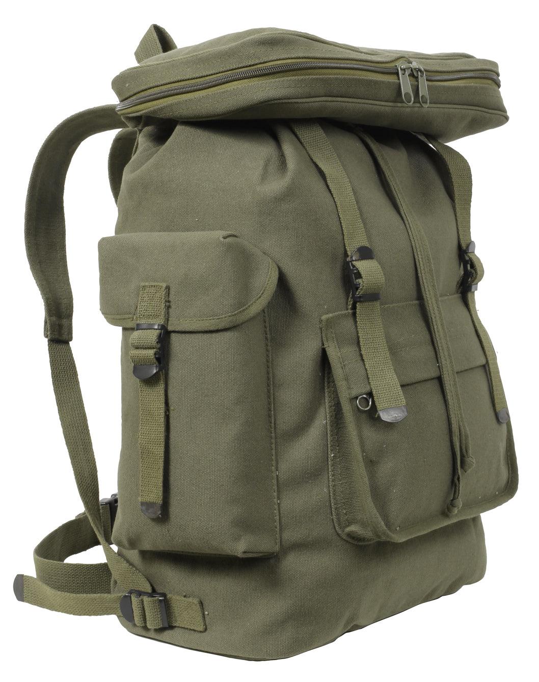 Canvas European Style Rucksack by Rothco - Legendary USA