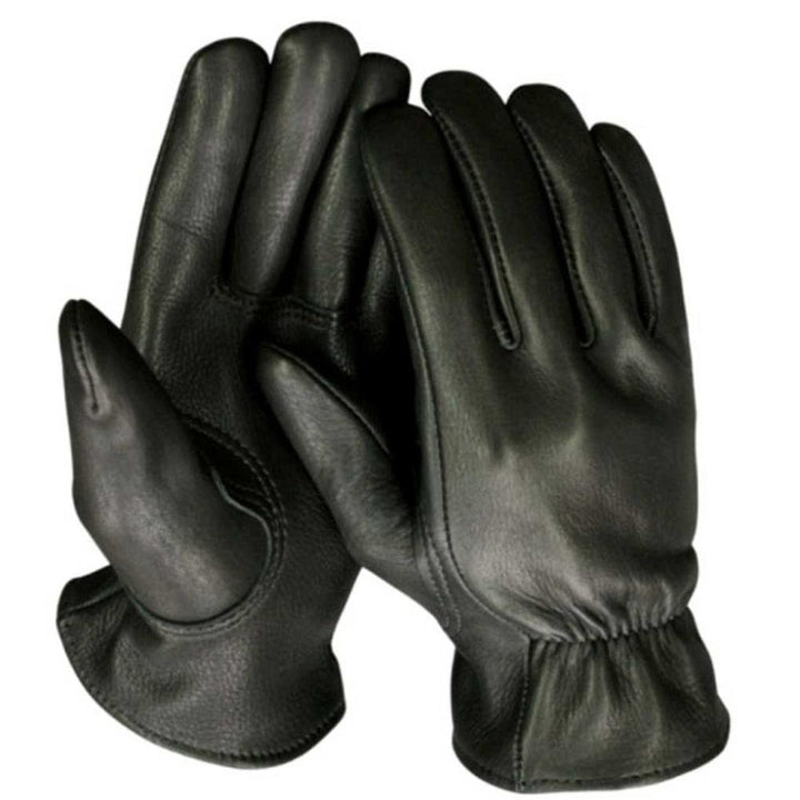 Churchill Mens Deerskin Leather Classic Motorcycle Gloves - Legendary USA