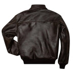 Cockpit USA Mens 100 Mission A-2 Lambskin Leather Flight Jacket