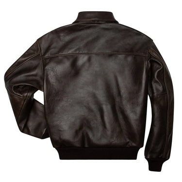 Cockpit USA Mens 100 Mission A-2 Lambskin Leather Flight Jacket
