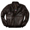 Cockpit USA Mens 100 Mission A-2 Lambskin Leather Flight Jacket