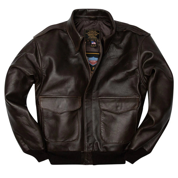 Men's A2 Lambskin Leather Jacket | Legendary USA