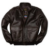Cockpit USA Mens 100 Mission A-2 Lambskin Leather Flight Jacket