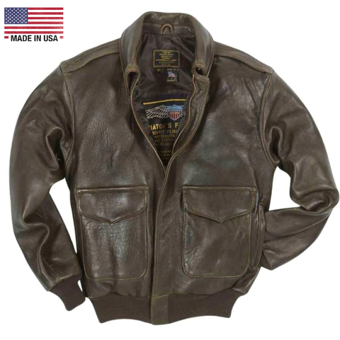 Men's A2 Lambskin Leather Jacket | Legendary USA