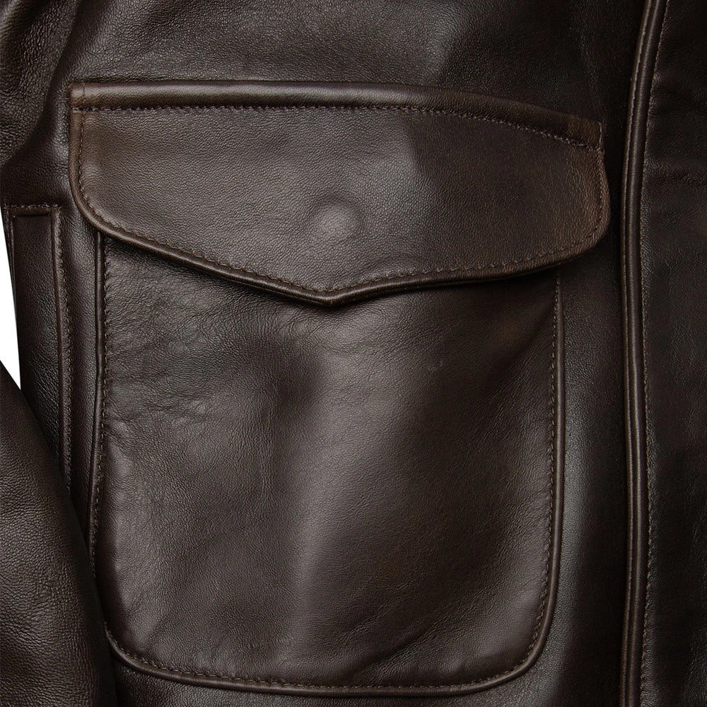 Men's A2 Lambskin Leather Jacket | Legendary USA