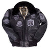 Cockpit USA Bogard by Mike B Mens Stealth G-1 Top Gun Jacket