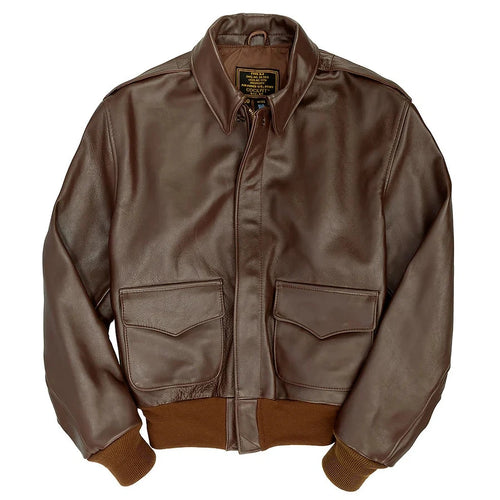 Cockpit USA Mens Horsehide A-2 Leather Flight Jacket