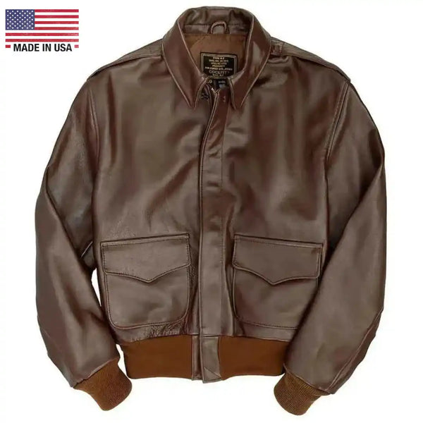 Horsehide Leather Jacket | Men's Leather Flight Jacket – Legendary USA