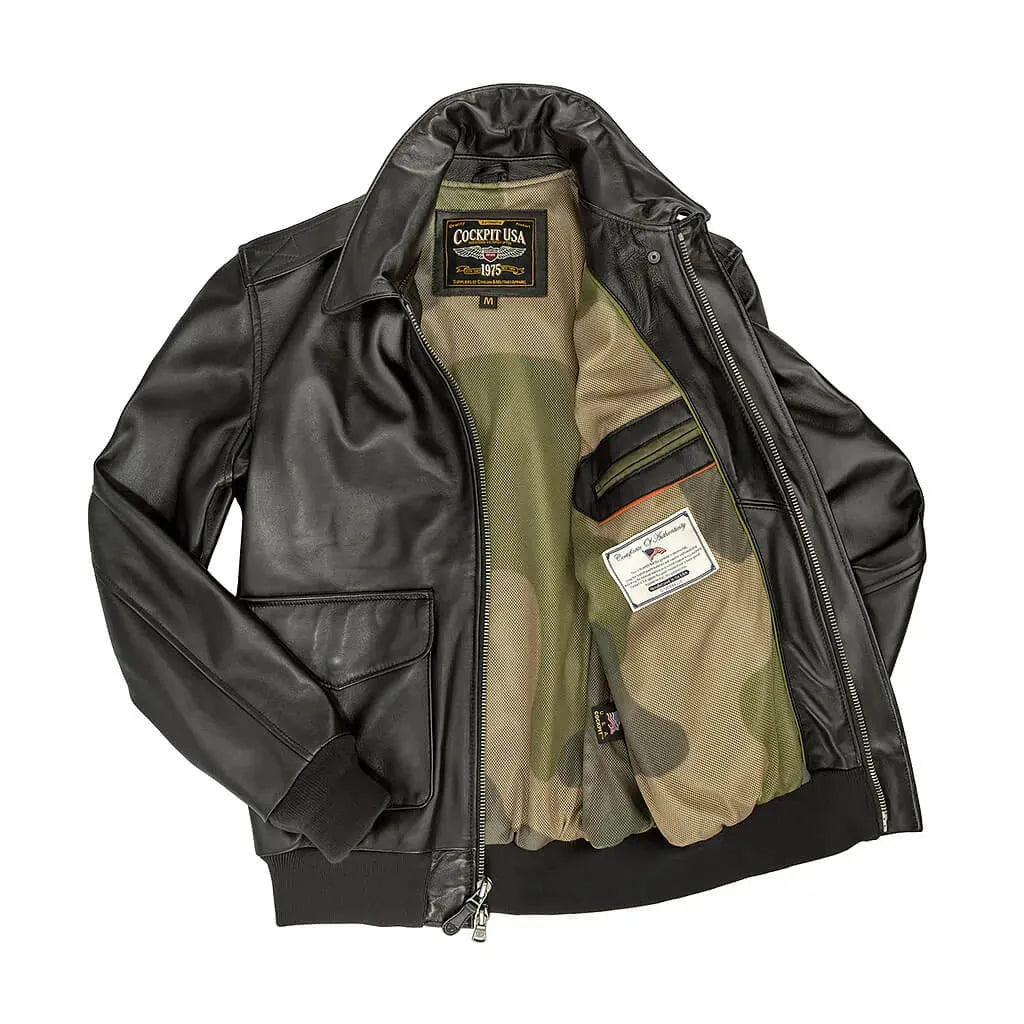 Cockpit USA Men's Lightweight Pilot A-2 Flight Jacket