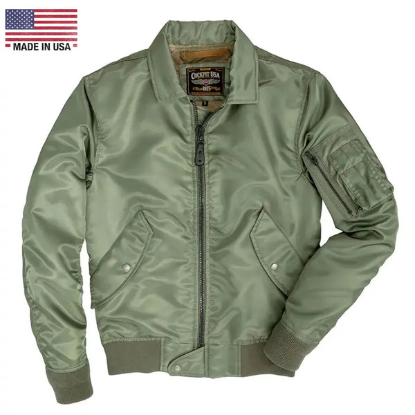M-86 Flight Jacket | MA-1 Inspired Lightweight by Cockpit USA