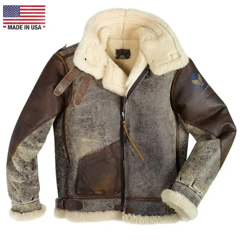 B3 Sheepskin Bomber Jacket | Shearling Bomber Jacket – Legendary USA B3 Sheepskin Bomber Jacket | Shearling Bomber Jacket – Legendary USA