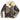 Front view of Cockpit USA Men's 100 Mission B-3 Sheepskin Bomber Jacket with distressed finish and shearling collar