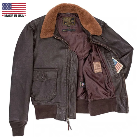 Leather Aviator Jacket Men's | Aviator Flight Jacket | Legendary USA
