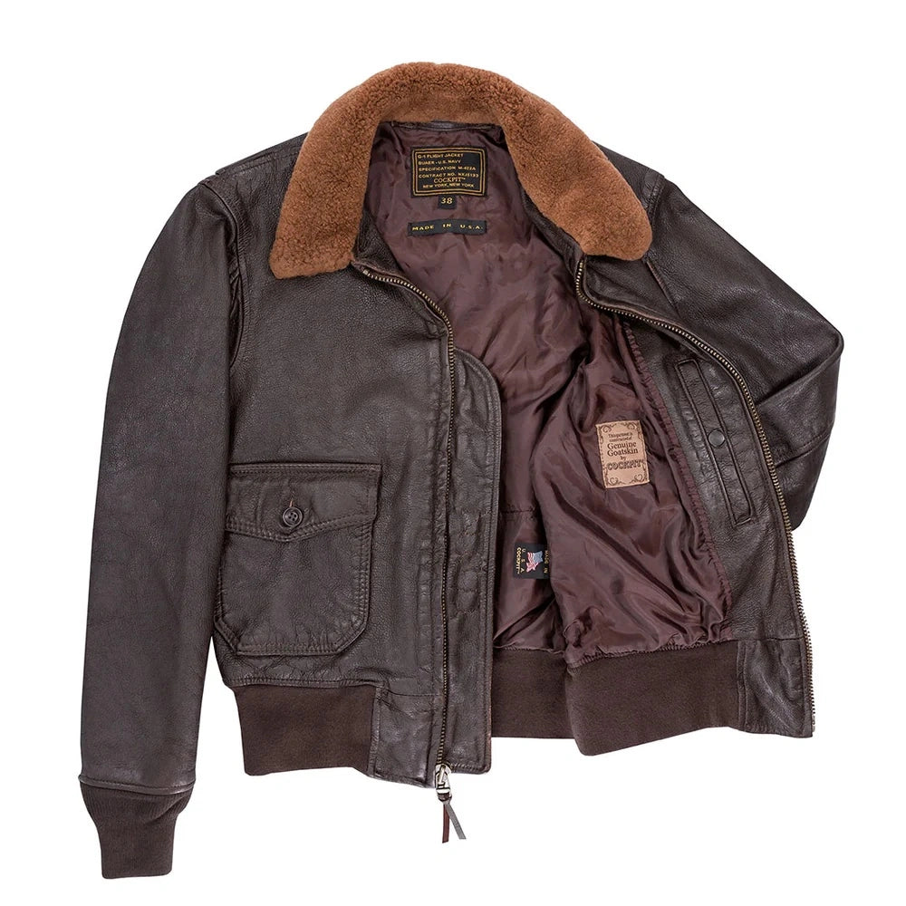 Leather Aviator Jacket Men's | Aviator Flight Jacket | Legendary USA