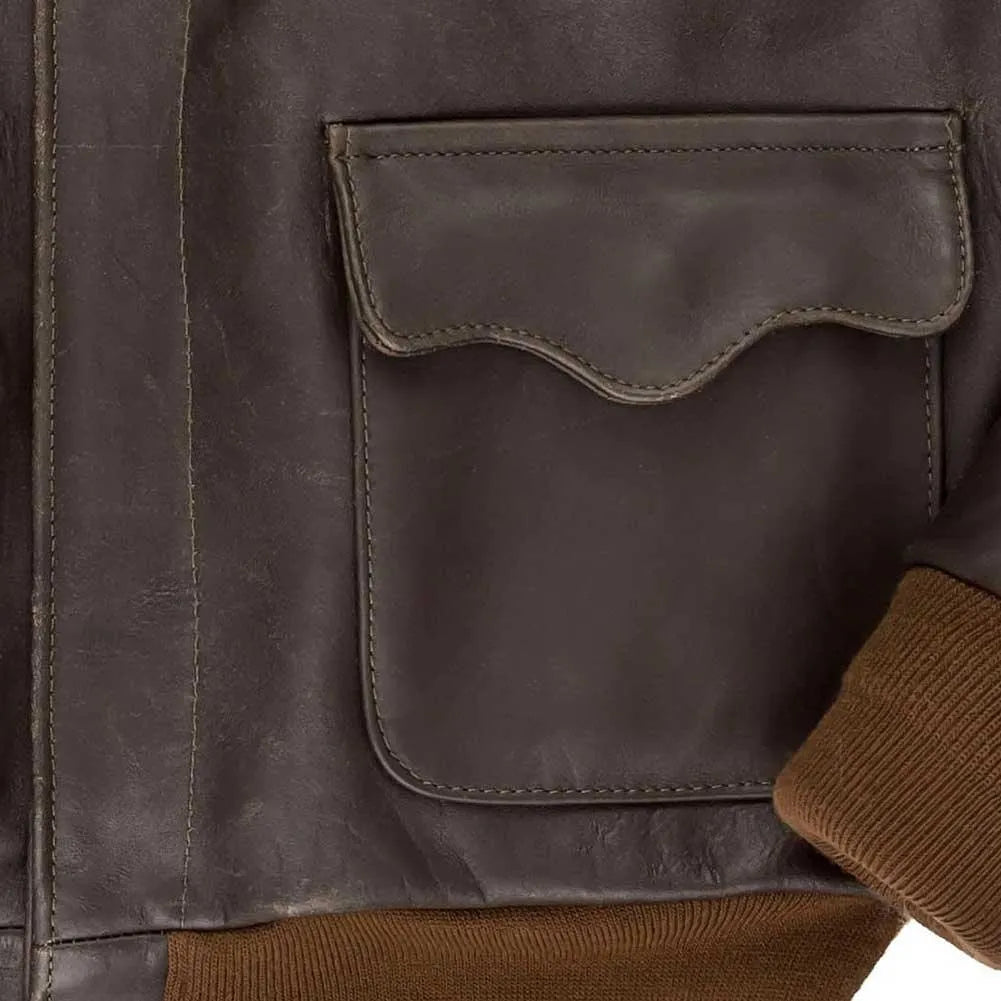 Men's Horsehide Leather Jacket | A-2 Flight Jacket for Sale Men's Horsehide Leather Jacket | A-2 Flight Jacket for Sale