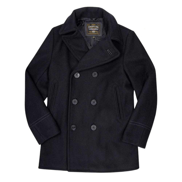 Cockpit USA Mens Admiral USN Peacoat Z28P006 - Legendary USA