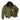 Front open of the olive green Cockpit USA men's B-15 nylon bomber jacket