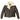 Front view of Cockpit USA Original B-3 Sheepskin Bomber Jacket in dark brown with shearling collar made in USA