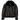 Front view of Cockpit USA Men's Black B-3 Sheepskin Bomber Jacket with shearling collar made in USA