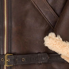 Details of the Cockpit USA men's British RAF sheepskin bomber jacket