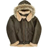 Cockpit USA Men’s Dunkirk Hooded R.A.F. Sheepskin Bomber Jacket | Made in USA