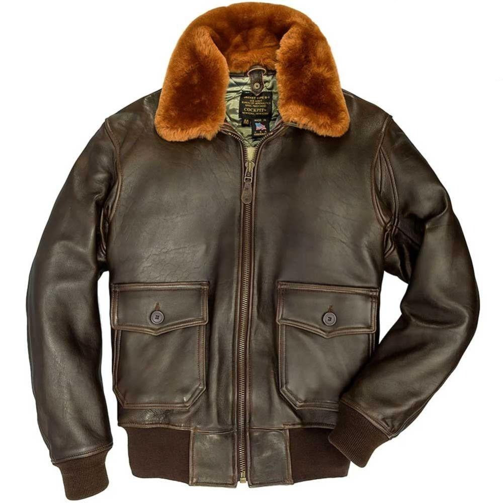 Lambskin Jacket Men's | Cockpit Flight Jacket | Legendary USA