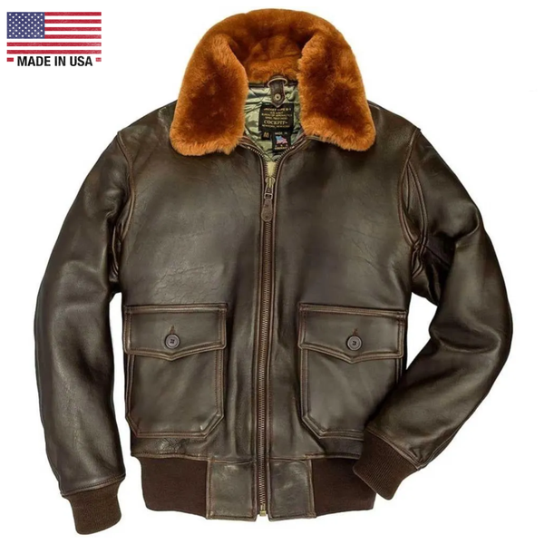 Lambskin Jacket Men's | Cockpit Flight Jacket | Legendary USA