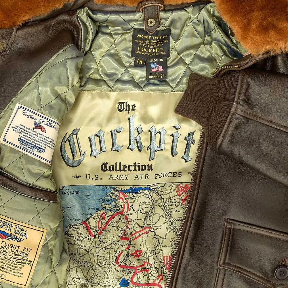 Lambskin Jacket Men's | Cockpit Flight Jacket | Legendary USA