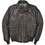 Front view of the same jacket without the fur collar attached