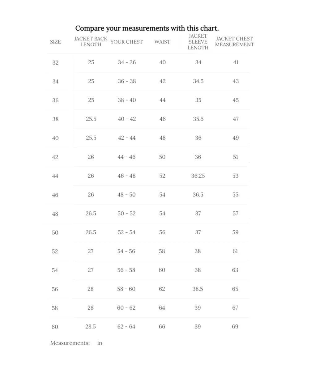Cockpit USA Men's Hooded B-3 Sheepskin Bomber Jacket — size chart
