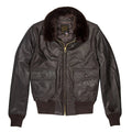 Cockpit USA Men’s USN G-1 Mil-Spec Goatskin Leather Flight Jacket | Made in USA