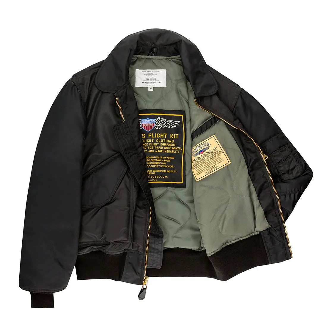 ジャケット・アウター FIREMAN JACKET CWU-55/P Cold Weather Bomber Jacket | Nylon Pilot Jacket