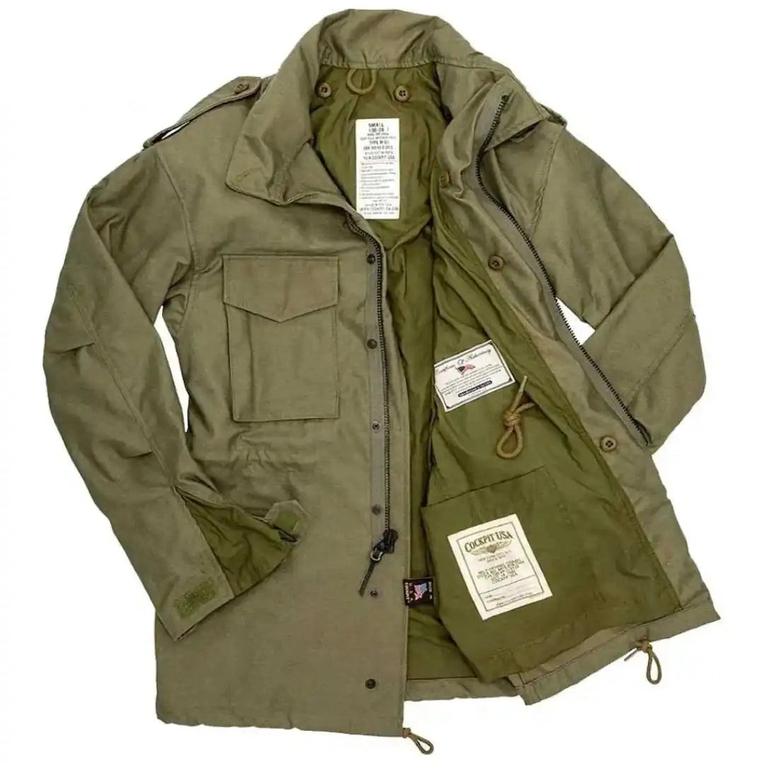 Men's M-65 Military Field Jacket with Liner (Made In USA