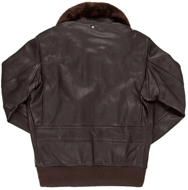 Cockpit USA Mens Modified G-1 Goatskin Leather Flight Jacket - Legendary USA
