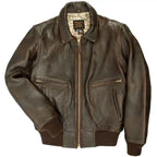Cockpit USA Mens Modified Raider Leather Flight Jacket - Legendary USA