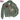 Front view of the Cockpit USA Sage Green Top Gun Maverick Movie Heroes Flight Jacket highlighting patch placement made in USA