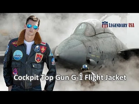 Top Gun G-1 Leather Flight Jacket | Legendary USA