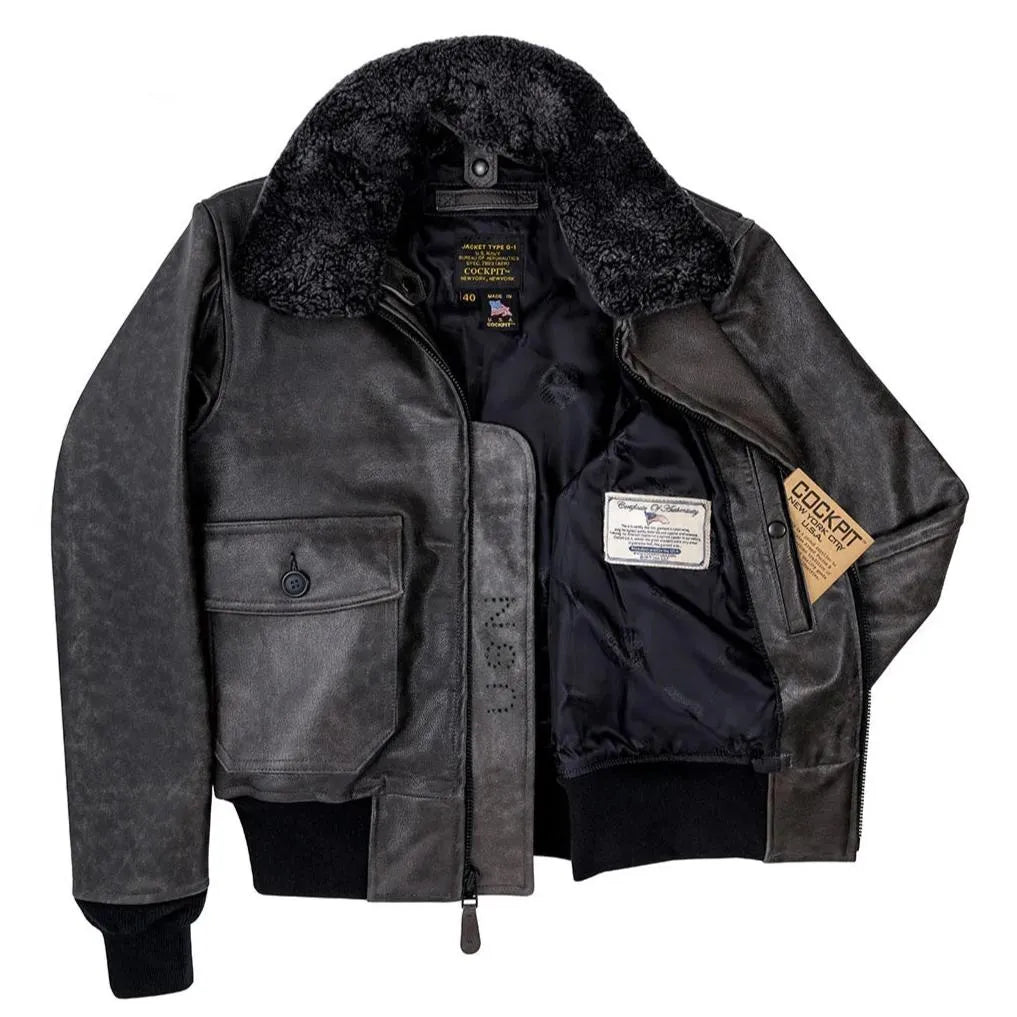 Cockpit USA Men's Shadow G-1 Flight Jacket