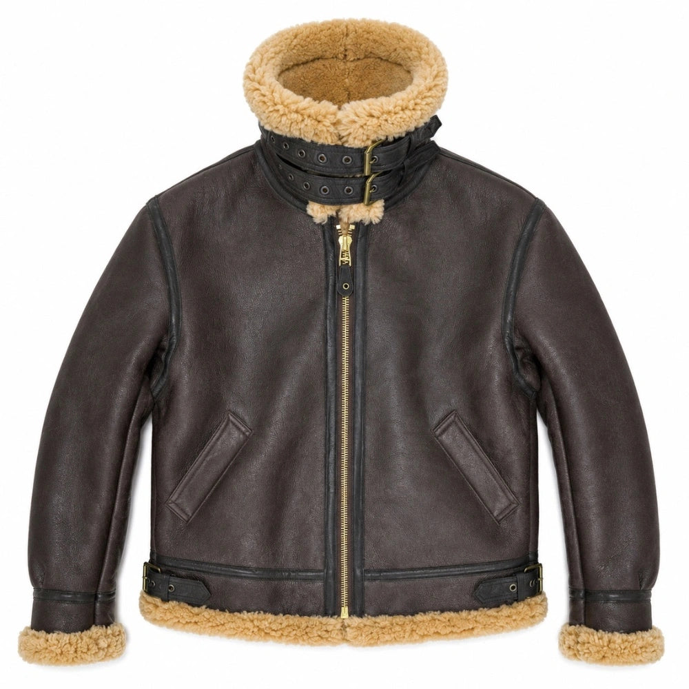 B-3 Leather Bomber Jacket | Men's Sheepskin Jacket – Legendary USA